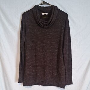 Dalia Women's Black Cowl Neck Sweater Size Medium